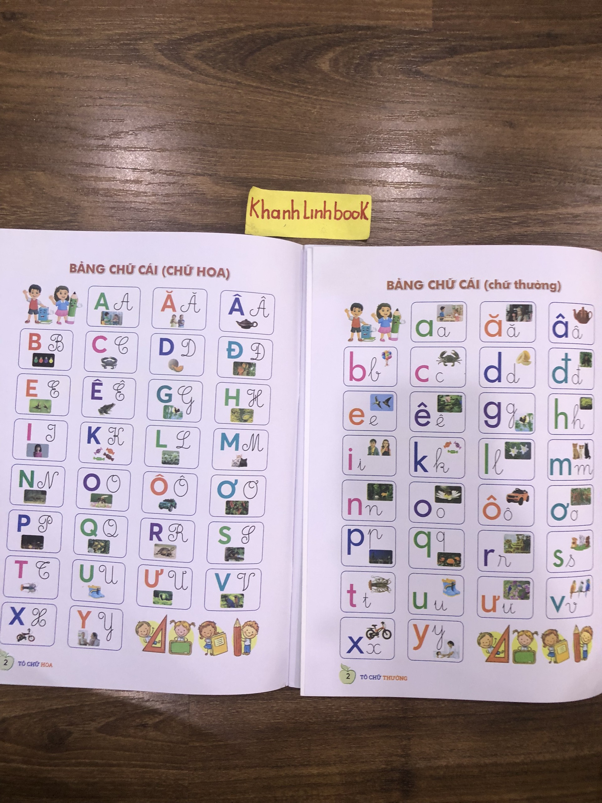 Sách Combo tô chữ hoa + thường