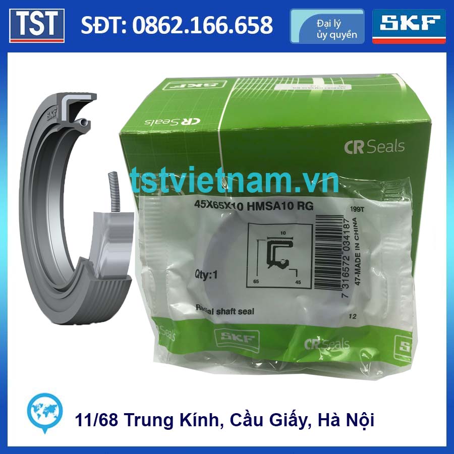 Phớt chắn dầu SKF 45x65x10 HMSA10 RG