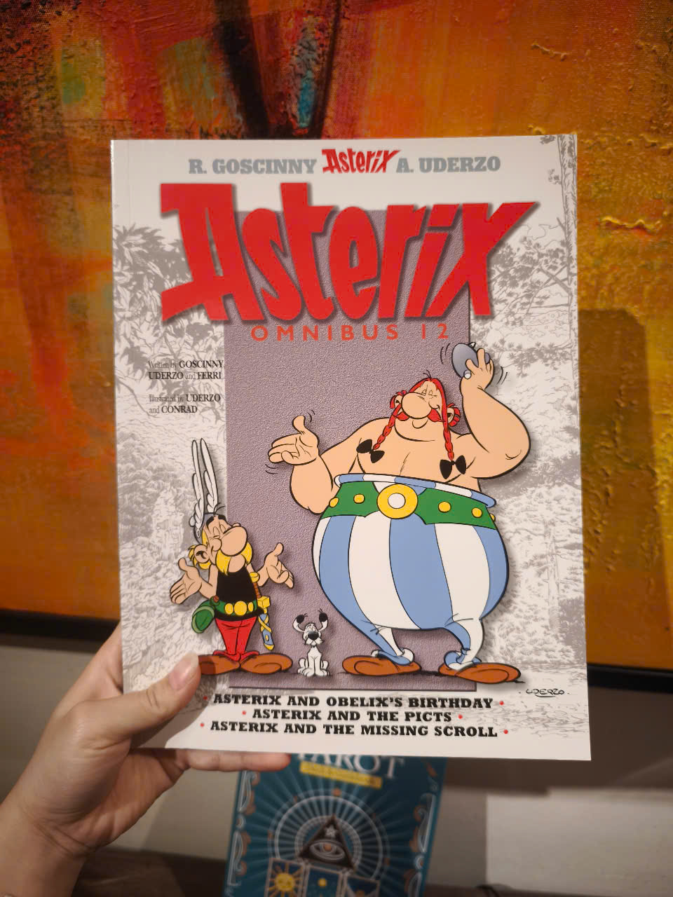 Sách - Asterix Omnibus Vol. 12 by René Goscinny - Graphic Novels Comics in English