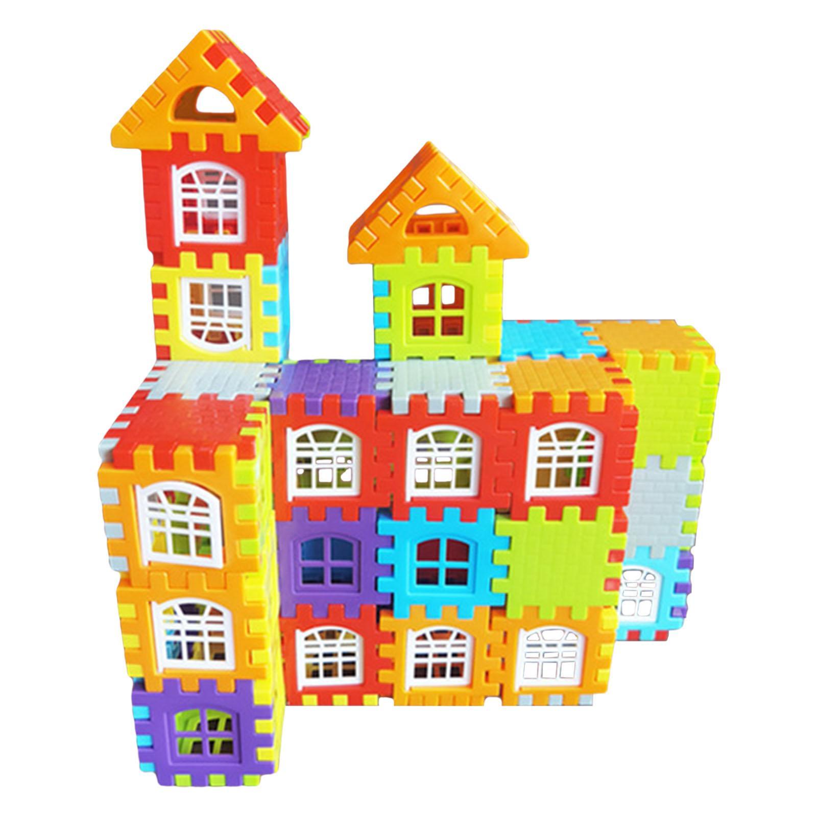 Big Building Blocks Enlightenment Cognition Healthy DIY Toys for Garden 60 Piece