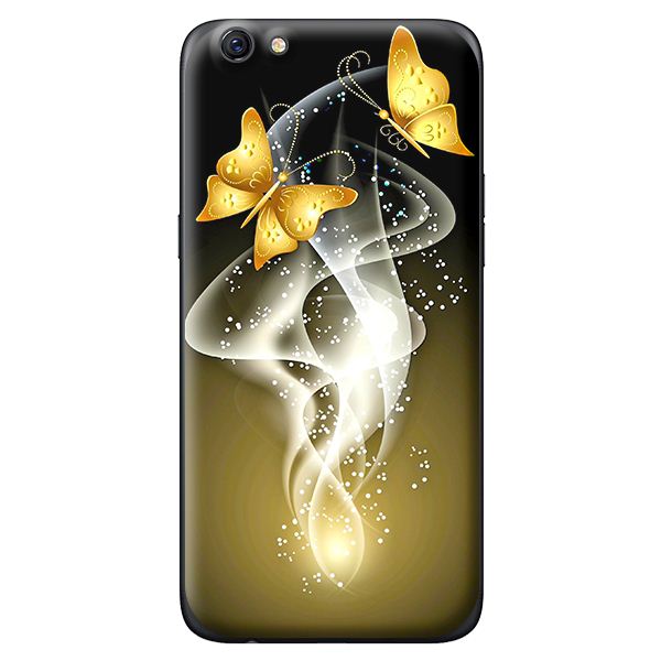 Ốp lưng cho Oppo A57 bướm vàng 1 - Hàng chính hãng