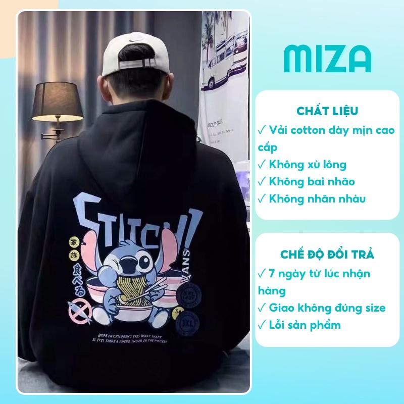 Áo hoodie nam nữ unisex cặp đôi local brand nỉ ngoại form rộng có mũ ulzzang hàn quốc cute zip chống nắng STICHT MIZA