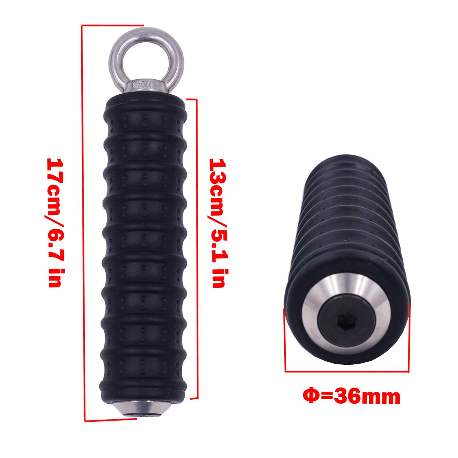 Đẩy xuống một phòng tập thể dục tay cầm cơ tam đầu kéo lên nắm tay cho máy cáp gắn thiết bị tập thể dục cánh tay