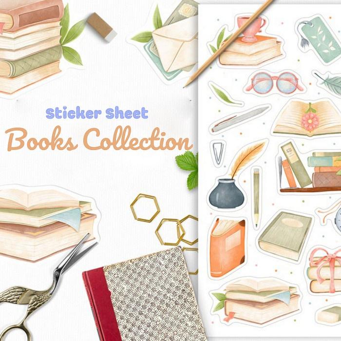 Sticker sheet books collection - chuyên dán, trang trí sổ nhật kí, sổ tay | Bullet journal sticker