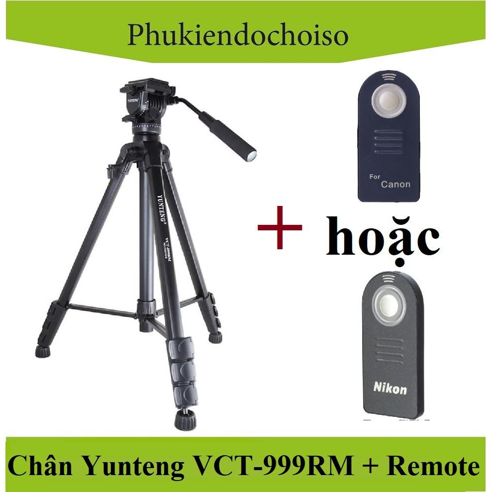 Chân máy ảnh Yunteng VCT-999 RM -Hàng Chính Hãng