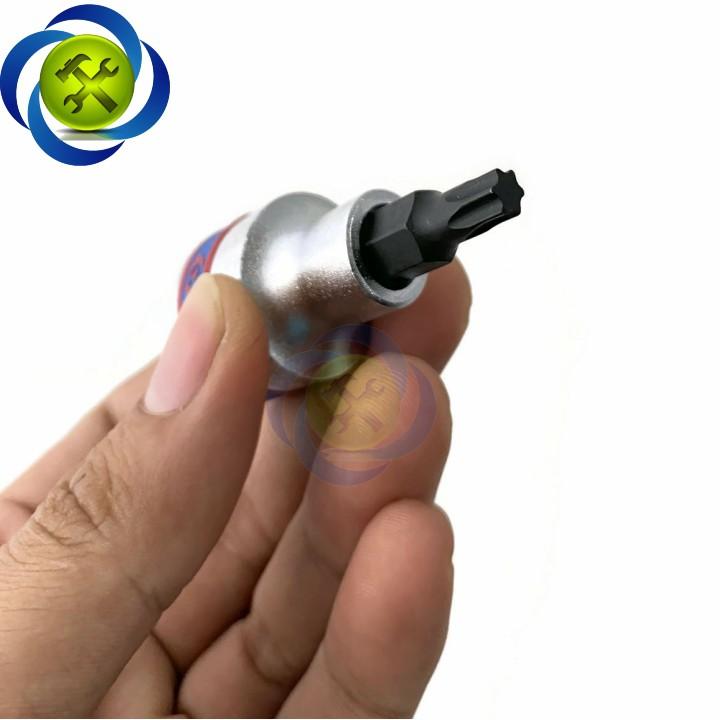 Đầu tuýp sao T30 1/2 Kingtony 402330 dài 60mm trắng đen