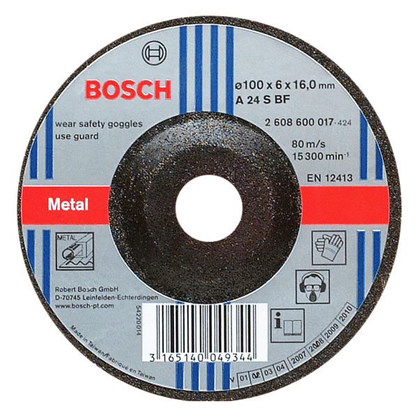 Đá Mài Bosch (100 x 6 x 16mm) - Sắt