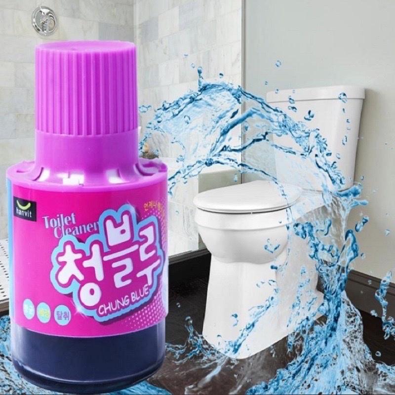 Chai thả tẩy bồn cầu Hàn Quốc ,diệt khuẩn và tỏa hương thơm dịu nhẹ ,lọ thả bồn cầu trắng sạch thơm mát nhà vệ sinh