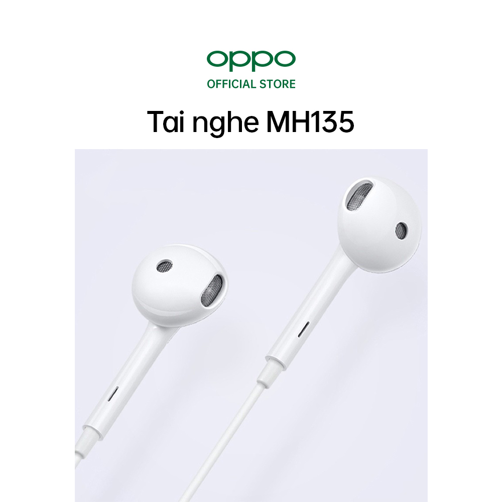 Tai Nghe Điện Thoại OPPO MH135 Có Mic Thoại Cổng Type C | Tương Thích Với Điện Thoại OPPO Có Cổng Type C | Hàng Chính Hãng