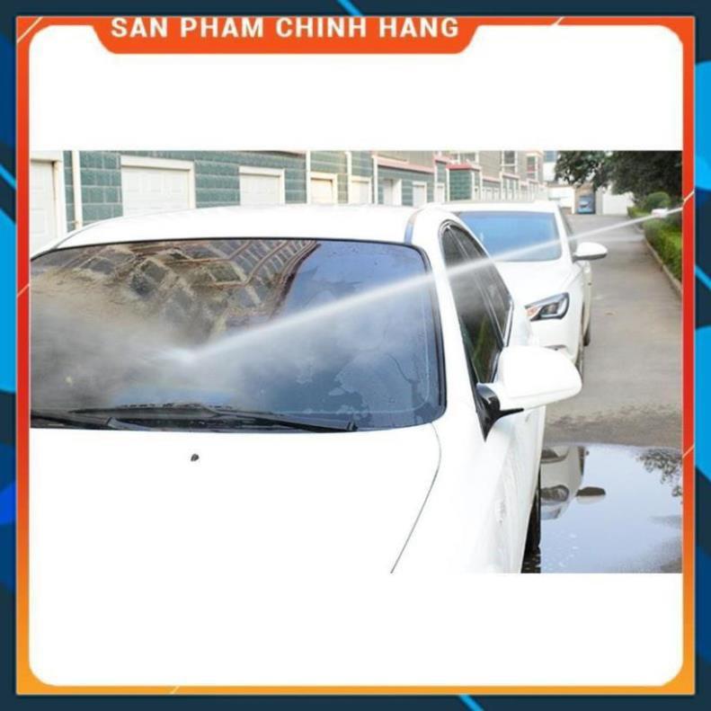 Vòi nước vòi phun nước rửa xe tưới cây tăng áp thông minh + bộ dây bơm nước cao cấp TLG 206810 đầu đồng,nối đen