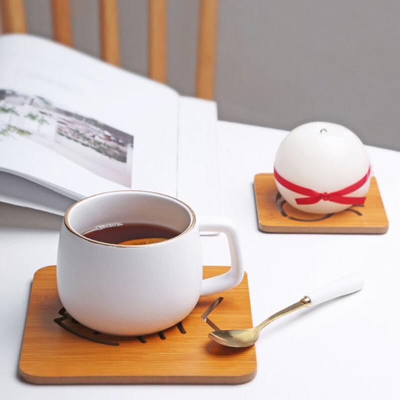 Miếng lót gỗ cách nhiệt bàn ăn, nhà bếp