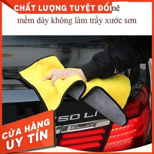 Khăn Lau Oto Cao Cấp Dày Siêu Thấm Vàng, Khăn Chùi Vệ Sinh Xe ô tô, Xe Hơi Chuyên Dụng