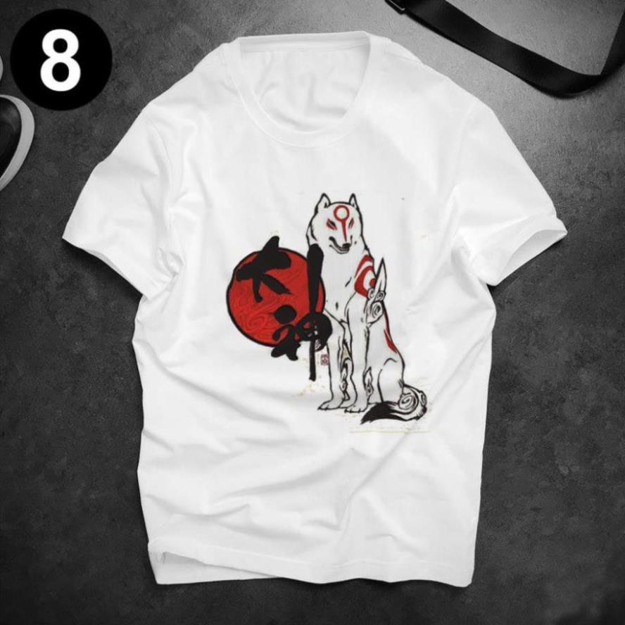 In hình Chibi Nhật Bản - Áo thun Cotton nam, nữ tay ngắn, cổ tròn