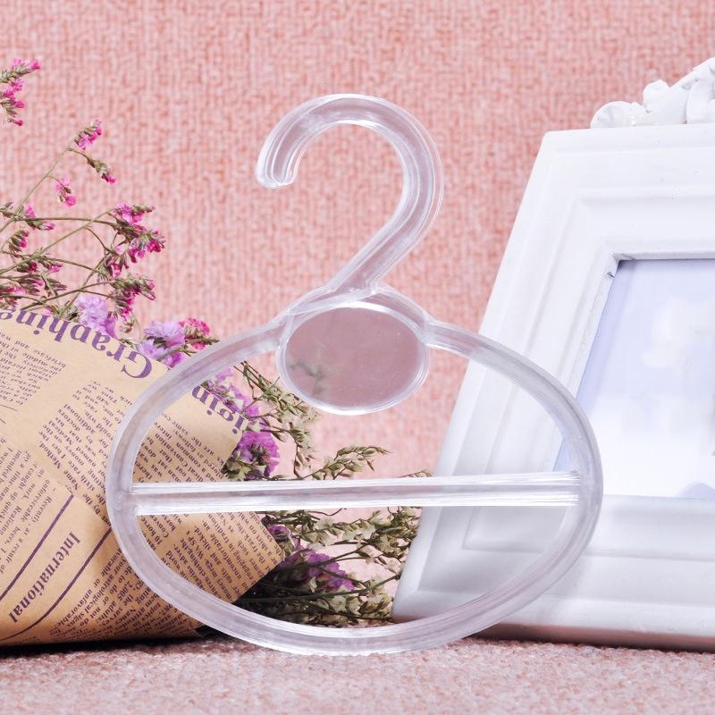 Móc treo khăn choàng / cà vạt hình oval bằng nhựa bền bỉ đa năng dùng sắp xếp quần áo cá nhân gọn gàng tiện dụng