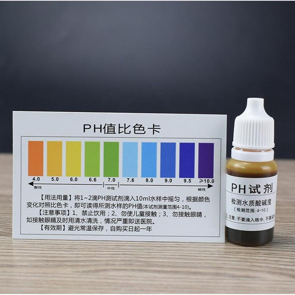 Dung dịch đo độ ph 10ml (Tặng Kèm Bảng Màu)