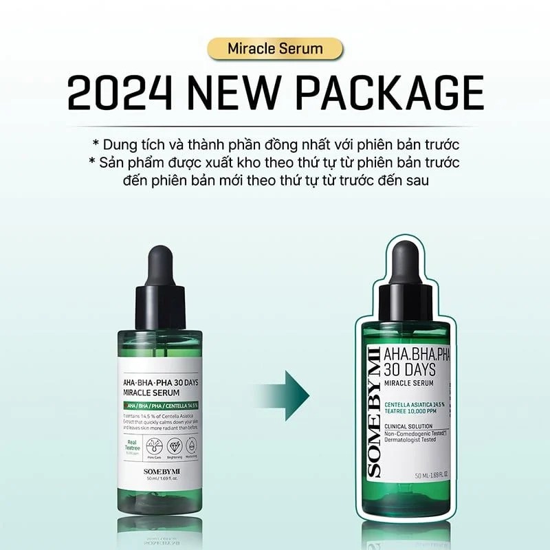 Combo Nước hoa hồng Some By Mi AHA-BHA-PHA 30 Days Miracle Toner 150ml và Tinh chất ngăn ngừa Some By Mi AHA-BHA-PHA 30 Days Miracle Serum 50ml