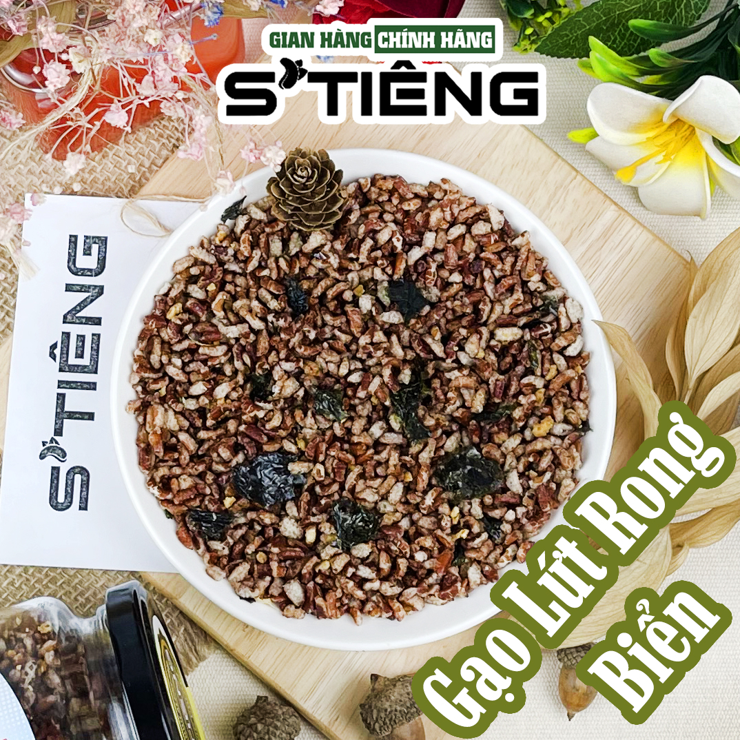 Gạo Lứt Mix Rong Biển Giòn Ngon Ăn Kiêng Giảm Cân S'TIÊNG