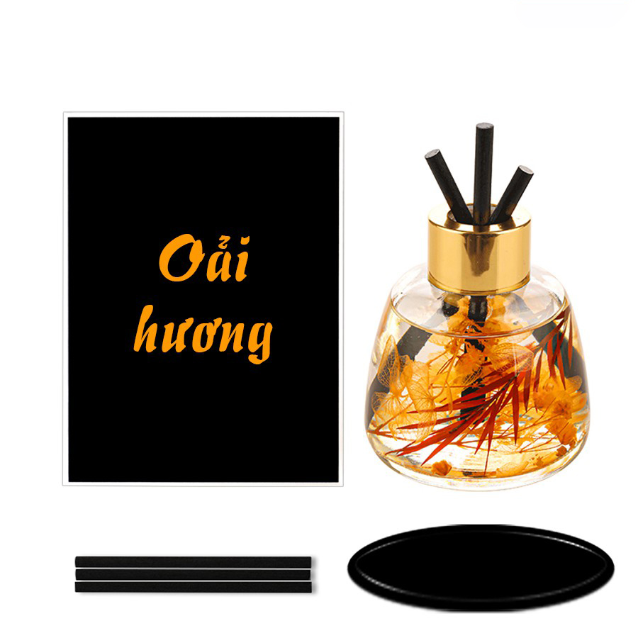 Tinh Dầu Nước Hoa Ô Tô 120ml Que Gỗ Tự Nhiên Lọ Khuếch Tán Tạo Hương Thơm Cho Xế Cưng Khử Mùi Thơm Phòng