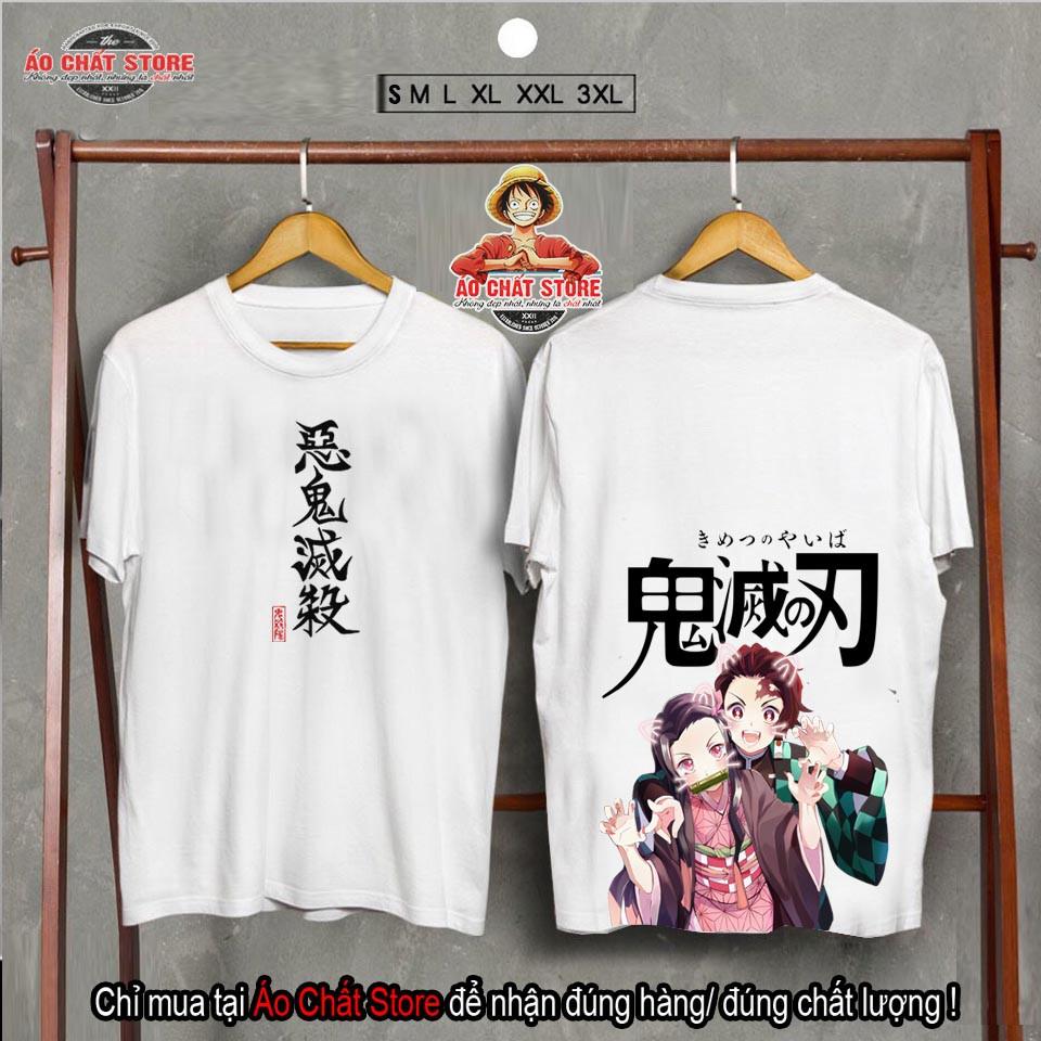 Áo thun Tanjirou x Nezuko Diệt Quỷ Cực Đẹp - Áo Thun Kimetsu no Yaiba Đẹp KY13