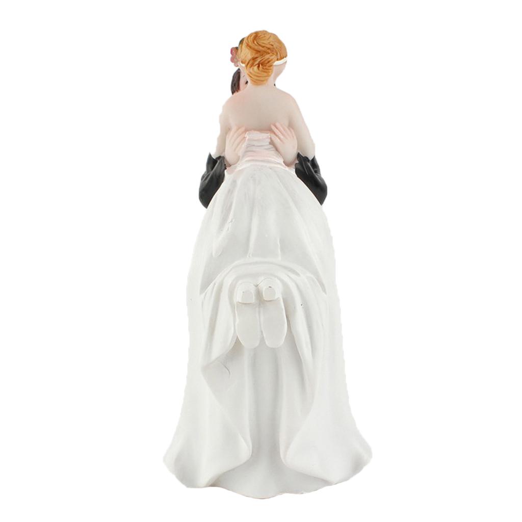 Wedding Cake Topper Bride Groom Wedding Decor Resin Cake Topper