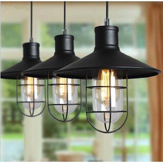 Đèn thả trang trí cổ điển kiểu chống nổ - kèm bóng LED Edision chuyên dụng