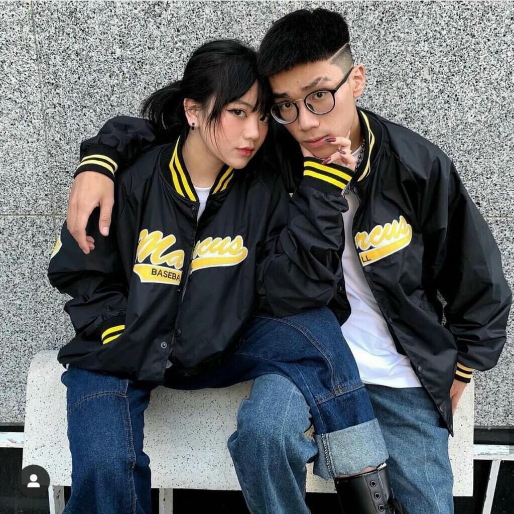 Áo khoác dù nam nữ unisex kiểu bomber form rộng, 2 lớp dày dặn (MaRcus)