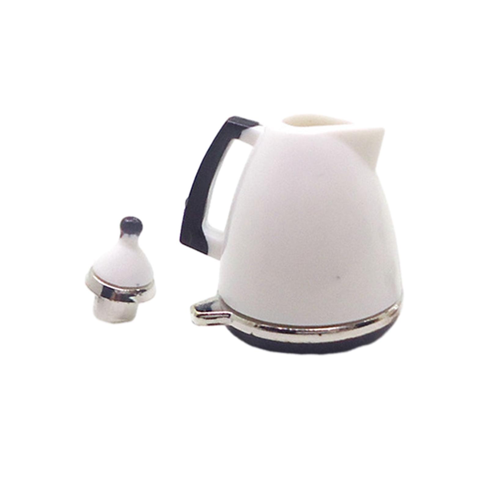 Dollhouse Miniature Kettle Mini Teapot Model for House Model Micro Landscape