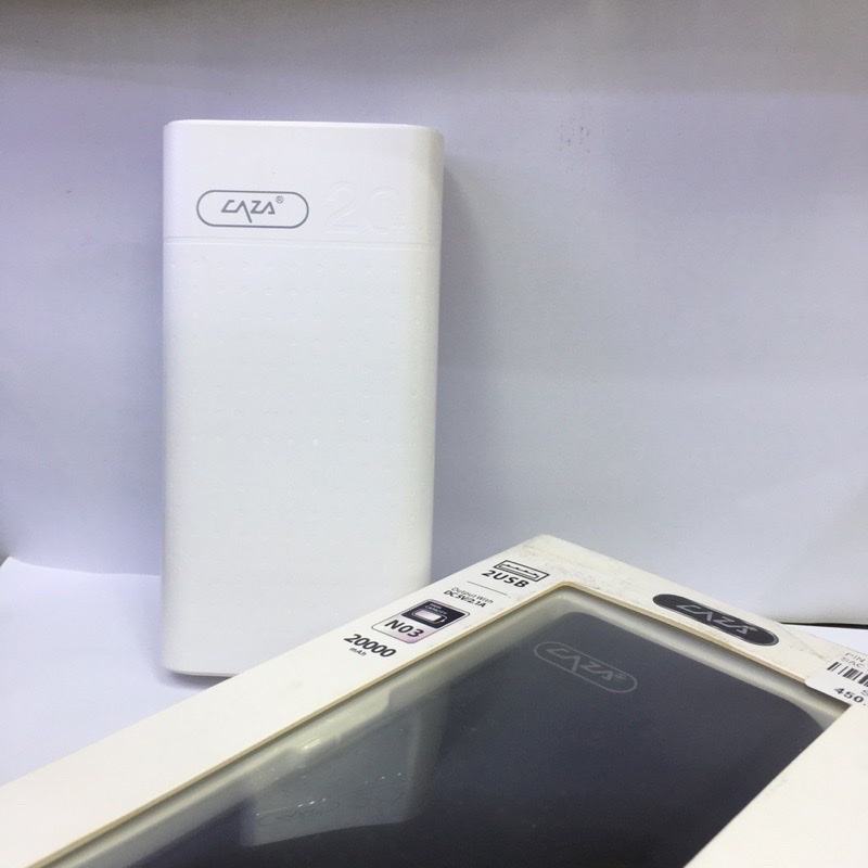 Pin sạc dự phòng NO3 - 20.000 mAH có 2 cổng sạc USB - 1 cổng Micro sạc được nhiều lần , với nhiều thiết bị rất tiện dụng