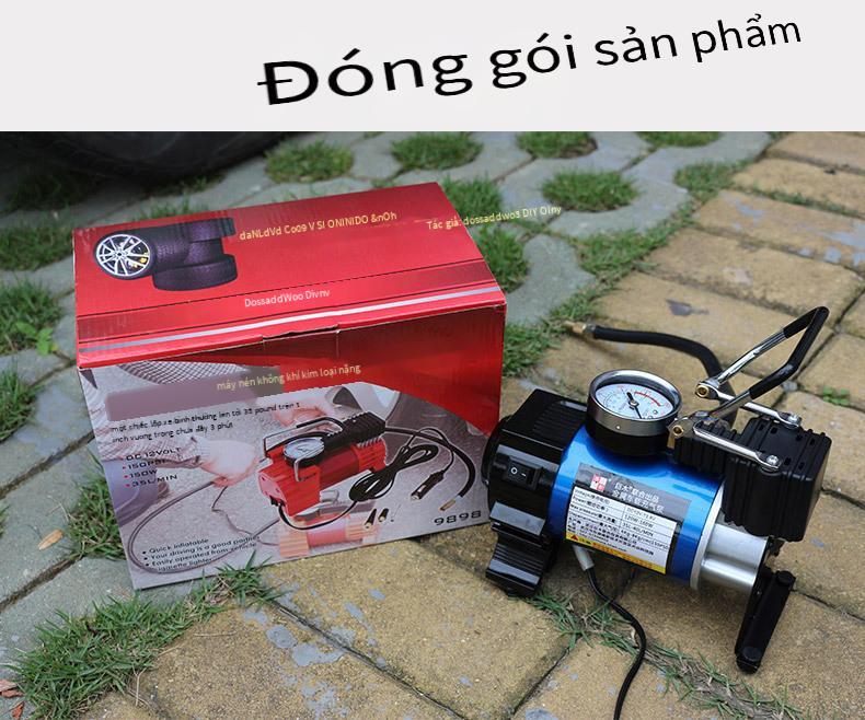 Máy bơm không khí lốp xe bằng gỗ khổng lồ thuận lợi nhất với máy bơm không khí ô tô 12 v với máy bơm không khí xi lanh đơn di động bằng kim loại nhẹ