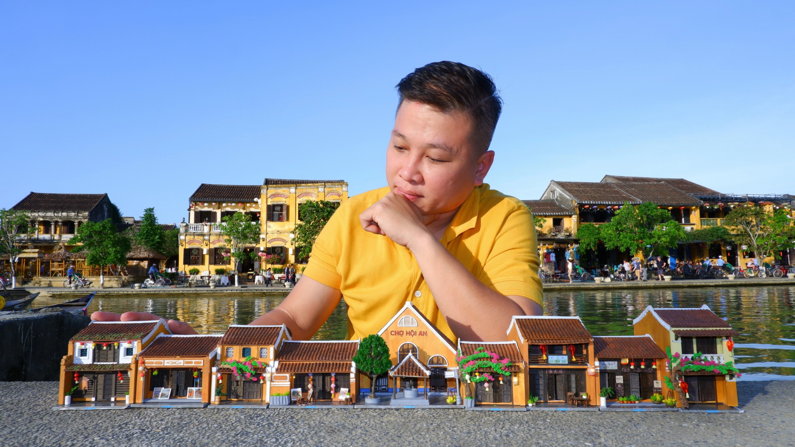Mô Hình Hội An-Thế Giới Tí Hon-HA164-09 NHÀ CỔ TẤN KÝ