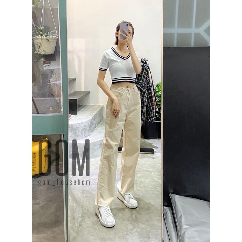 Crop len viền