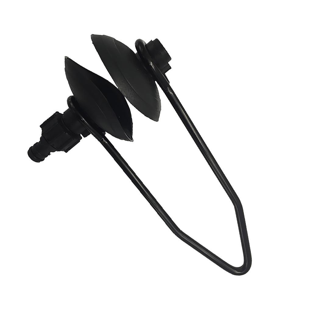 2pcs Outboard Boat Water Flow Motor Flusher Rectangular & Round Ear Muff Cup