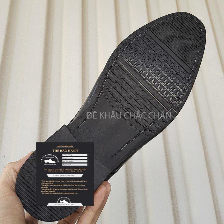 Giày Tây Nam Da Mềm - Đế Cao Su Mềm Mã CS06-2PVC