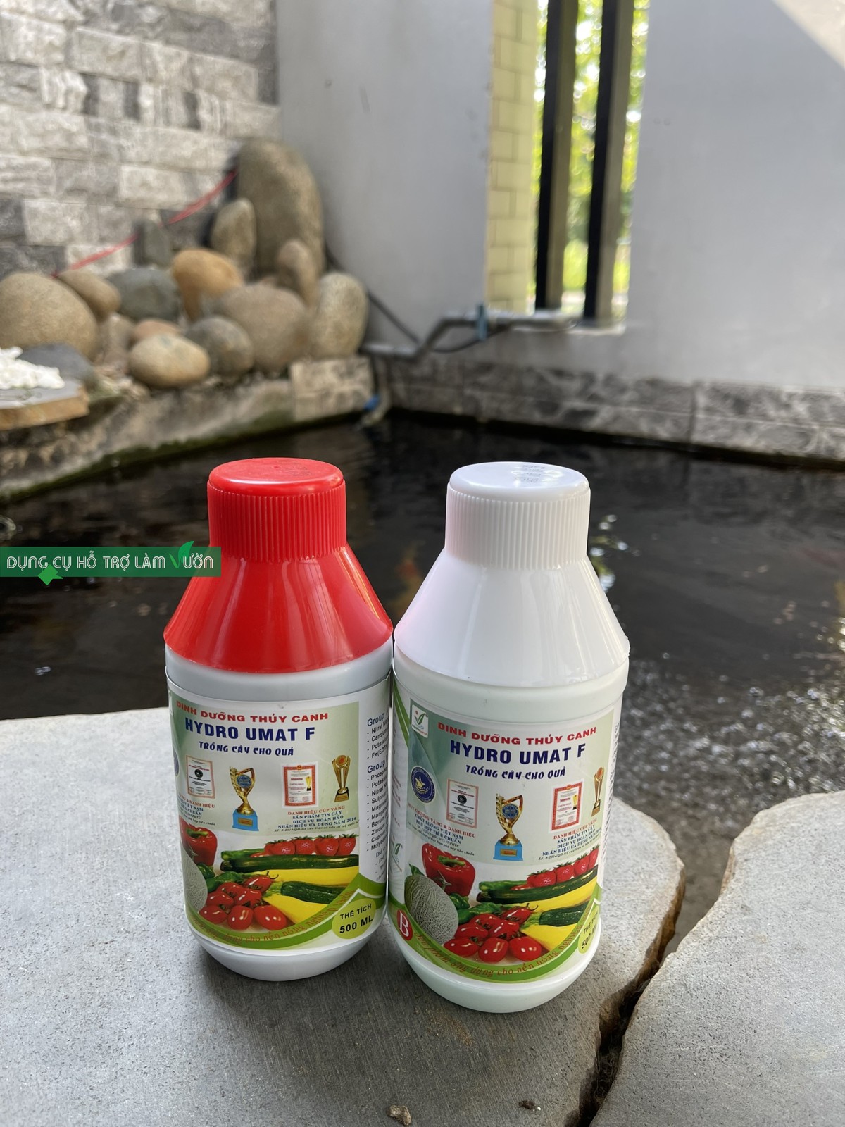 Bộ 2 Chai Dung Dịch Dinh Dưỡng Thủy Canh Cho Cây Ăn Quả