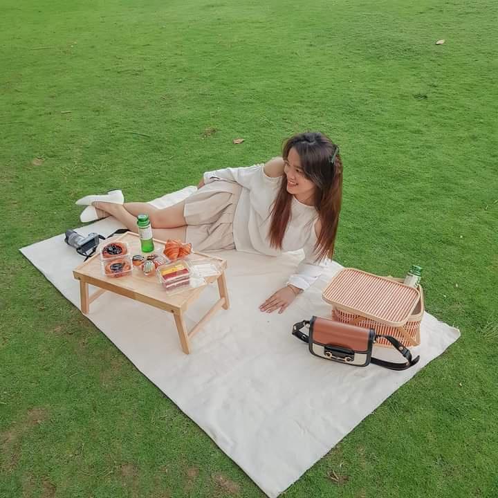 Bàn Ăn Bàn Làm Việc Gấp Gọn Dùng Trên Giường Hoặc Picnic