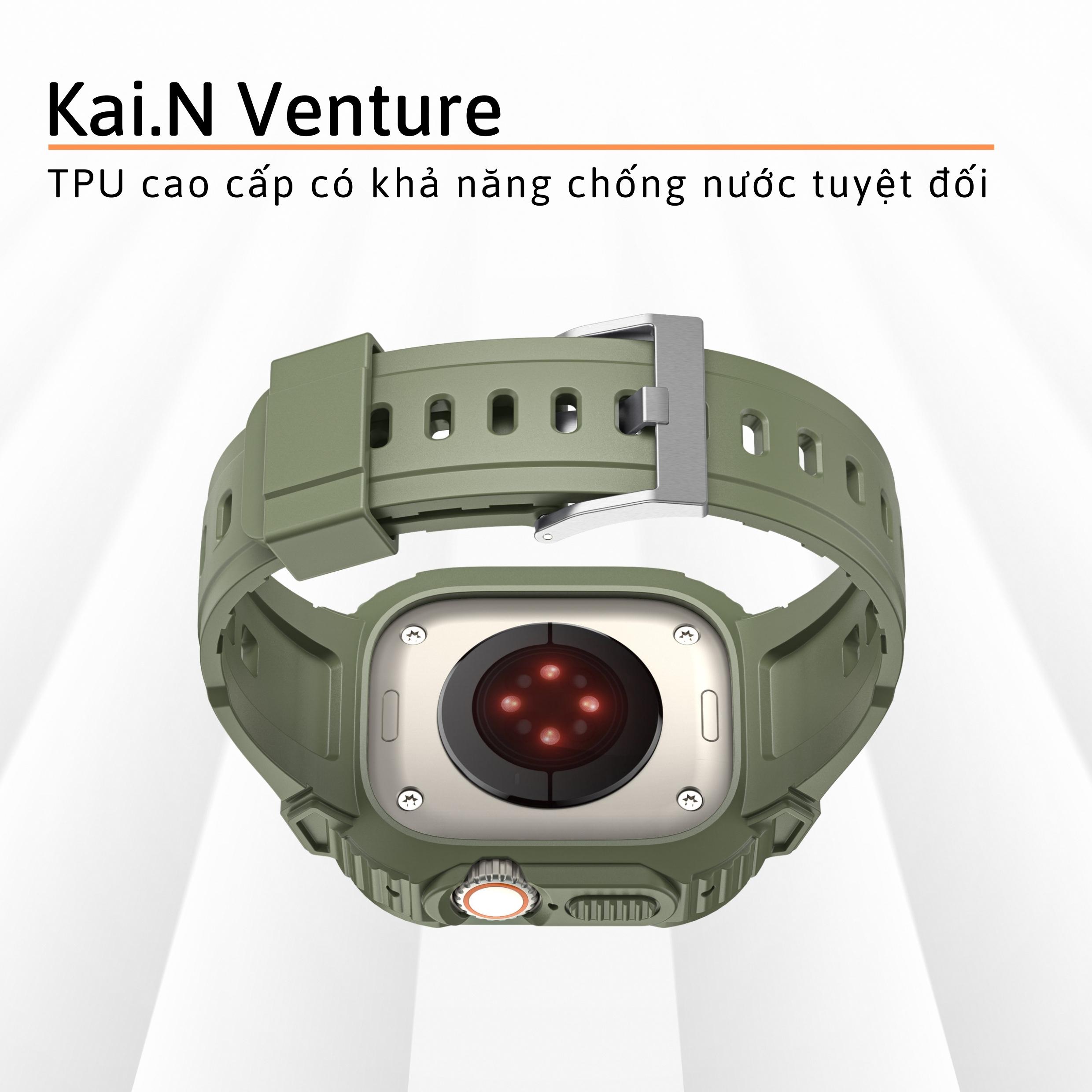 Dây Đeo Kèm Ốp Dành Cho Apple Watch Ultra / Apple Watch Series 4/5/6/7/8/SE/SE 2022, Kai.N Venture - Hàng Chính Hãng