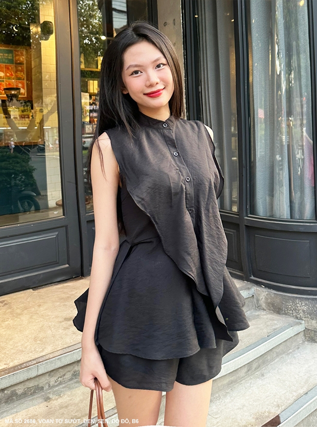 MYDU SHOP | MS 2686 – Set Bộ Voan Tơ Bèo Lai Bay Bổng, Nữ Tính Chuẩn Hàn