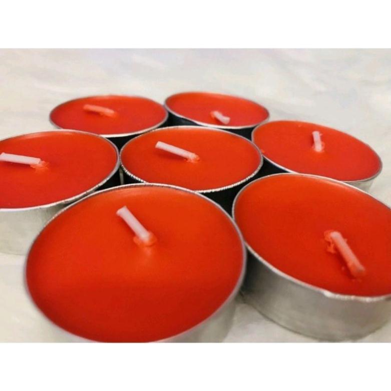 Nến Tealight dạng viên tròn, nhỏ gọn dùng đốt tinh dầu để xông hương trong Spa, nhà hàng, khách sạn, quán cà phê