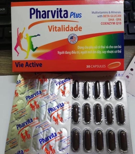 Pharvita Plus bồi bổ cơ thể, giảm mệt mỏi, tăng trí lực