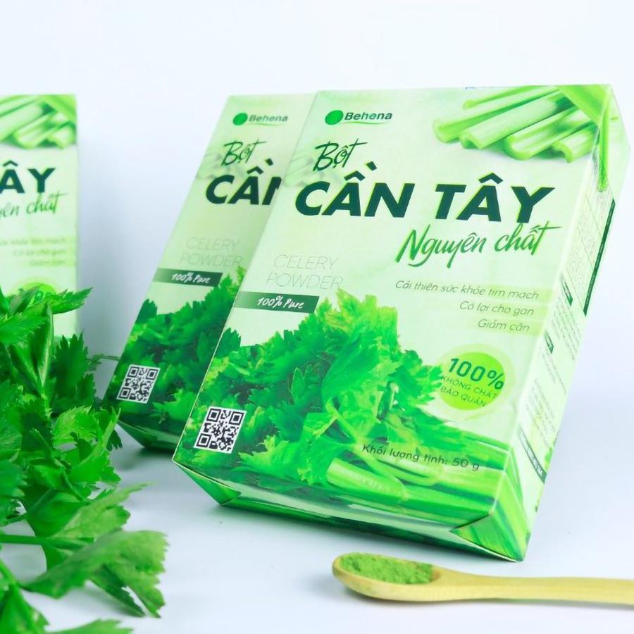 Bột Cần Tây Nguyên Chất Sấy Lạnh Behena Hộp 50g