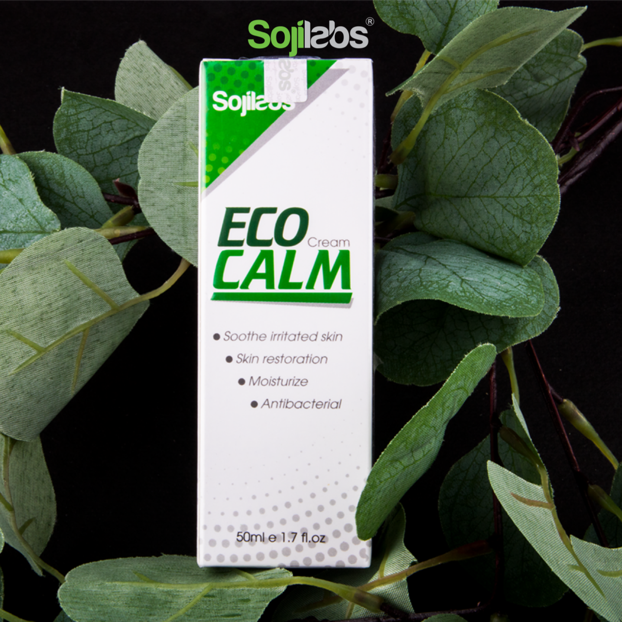 Kem Bôi Hỗ Trợ Viêm Da ECO CALM hỗ trợ điều trị viêm da, chàm và vẩy, làm sạch, tẩy tế bào chết và làm dịu da - Tuýt 50ml