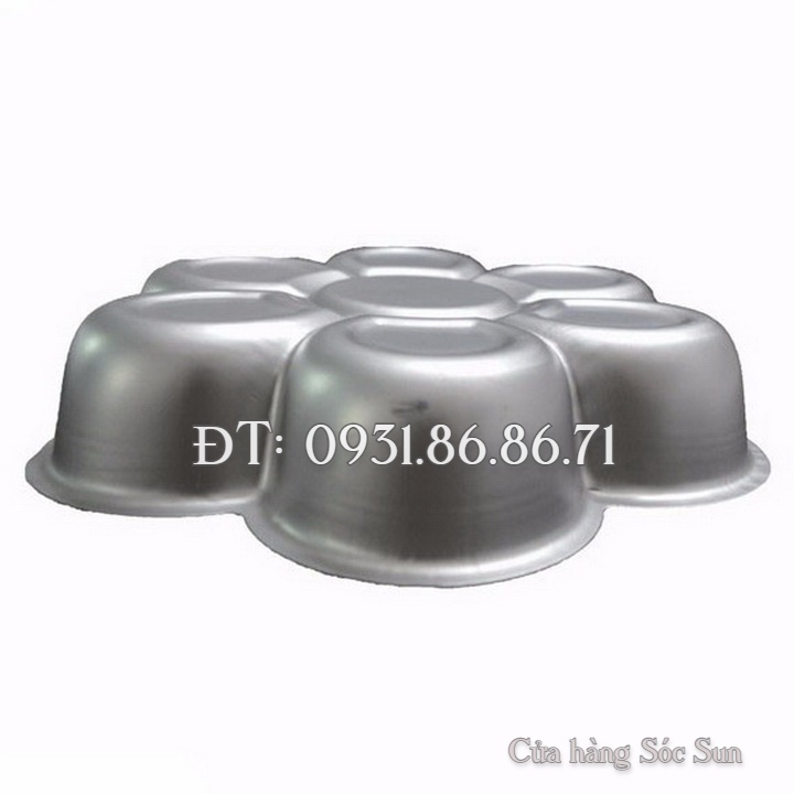 Khuôn làm bánh, rau câu hoa mai 6 cánh loại 28 cm – Mã số 1066