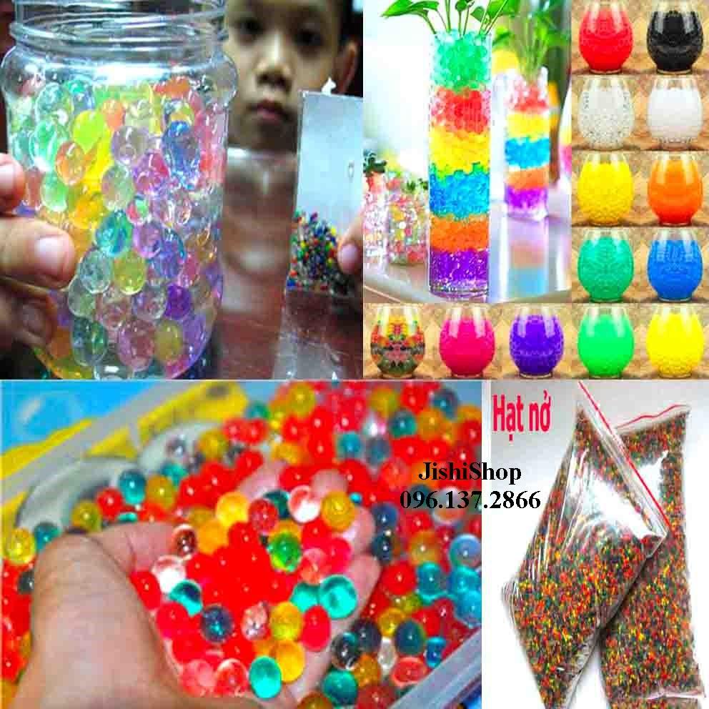 Hạt nở nhiều màu gói 5000 viên trang trí nhà cửa Qviễn