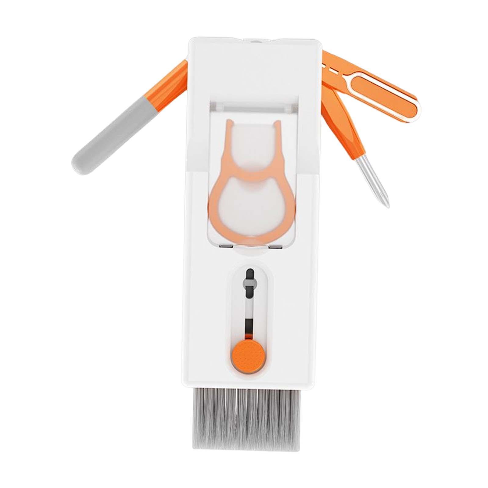 11 in 1 Phone Keyboard Cleaner Portable Retractable Soft Brush for Headphone Laptop