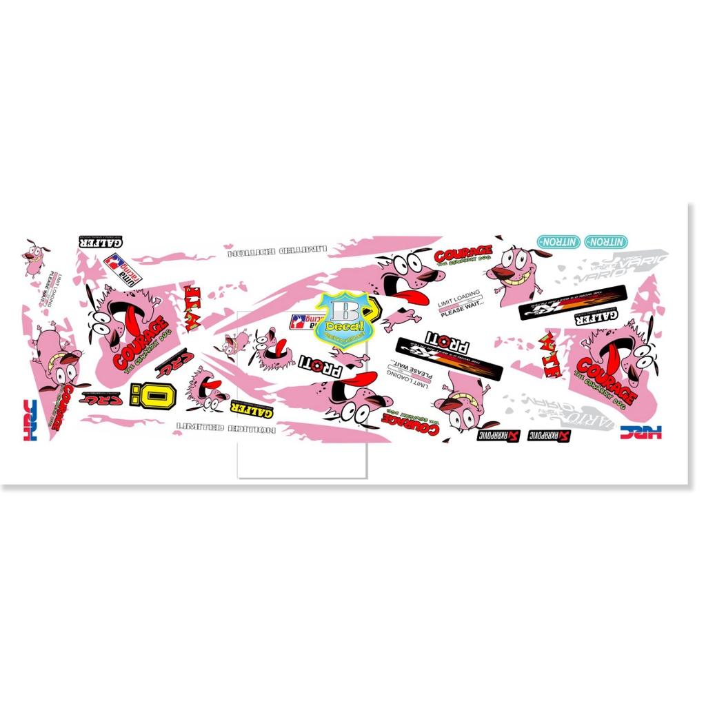 Tem rời dành cho vario 150 chó nhút nhát trắng