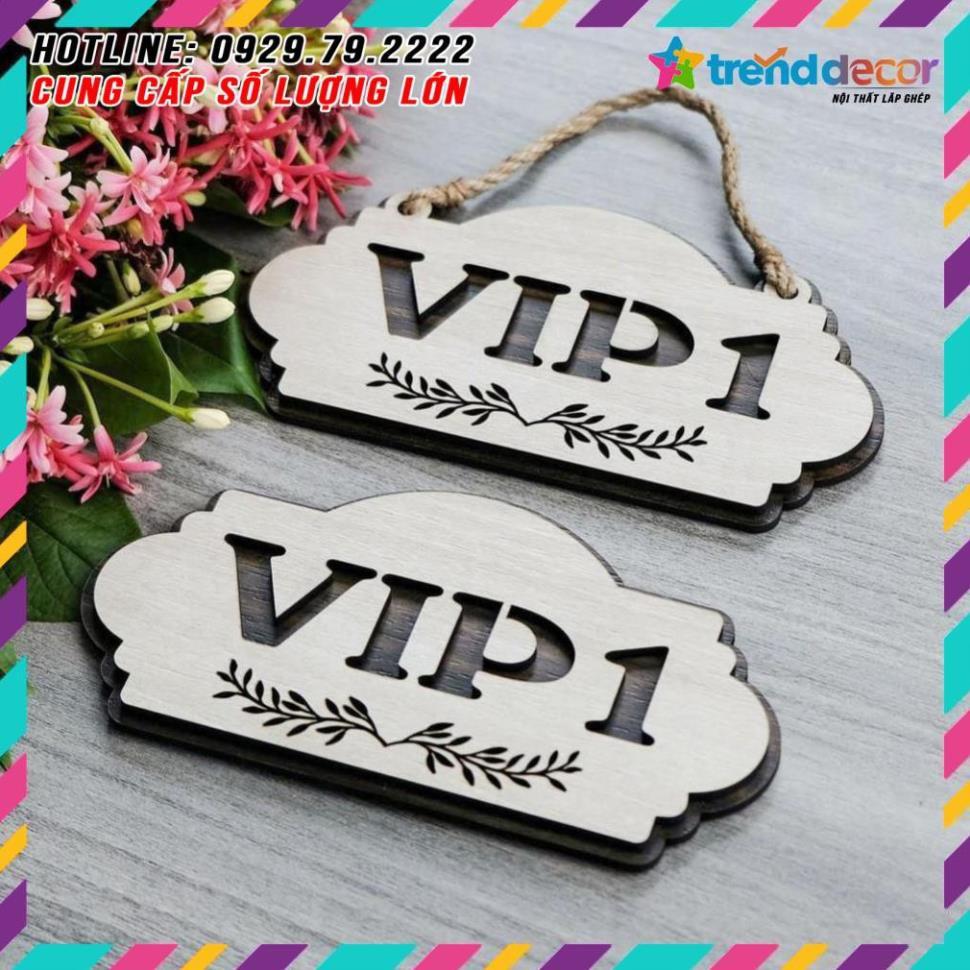 Bảng số phòng bằng gỗ cắt laser (nội dung theo yêu cầu trang trí phòng WoodLaserDecor.vn