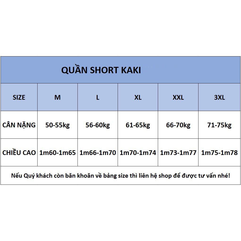 Quần Short Nam Kaki mềm mịn, co giãn 6 màu trẻ trung Phong Cách Hàn Quốc