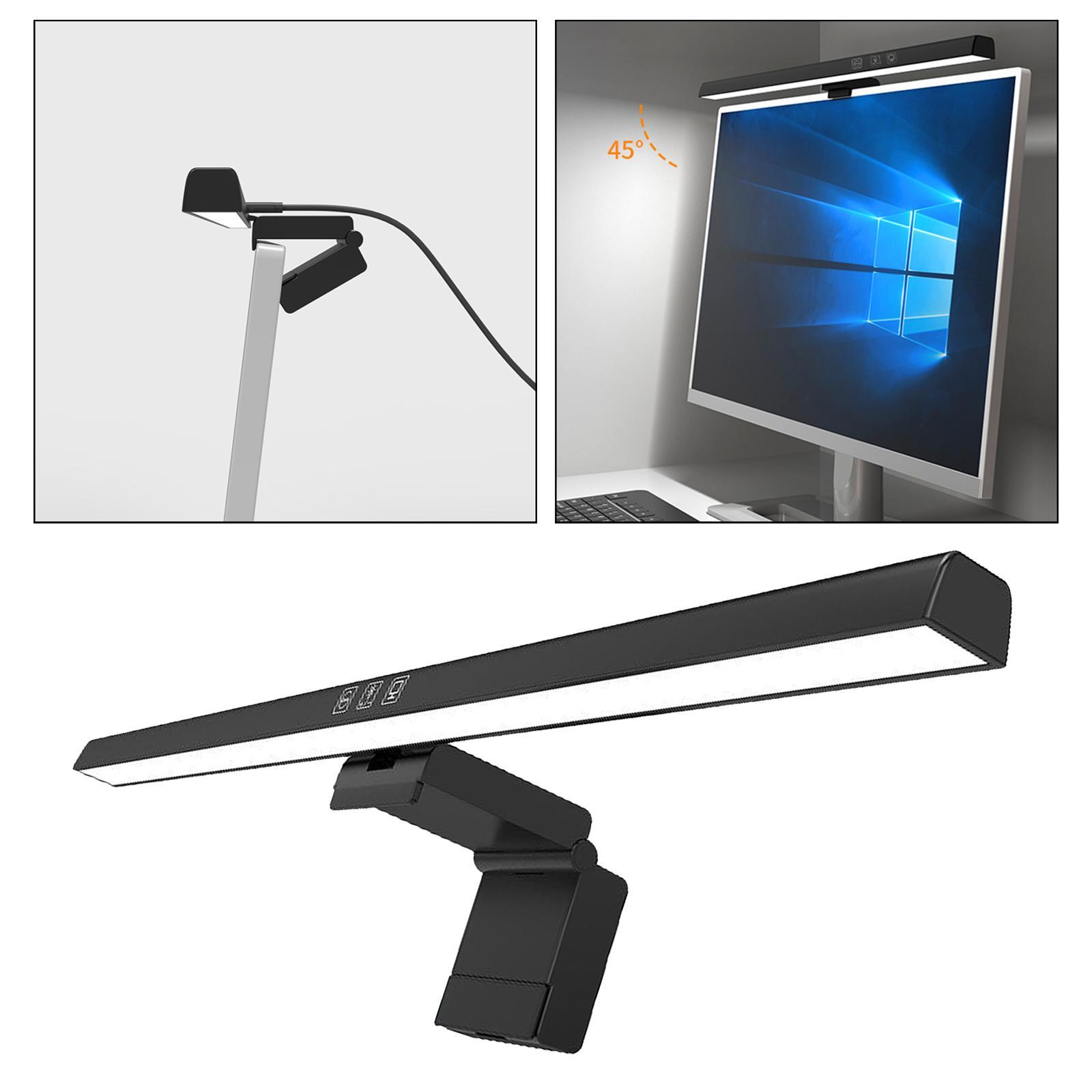 Computer Monitor Light Bar Reading LED Task Lamp Black