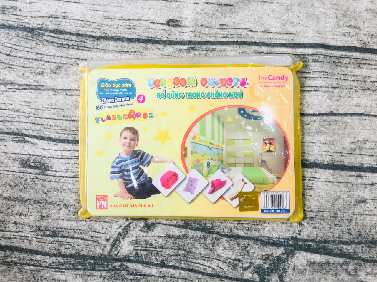 Flashcard Dạy Trẻ Theo Phương Pháp Glenn Doman - Đồ Dùng Trong Phòng Ngủ