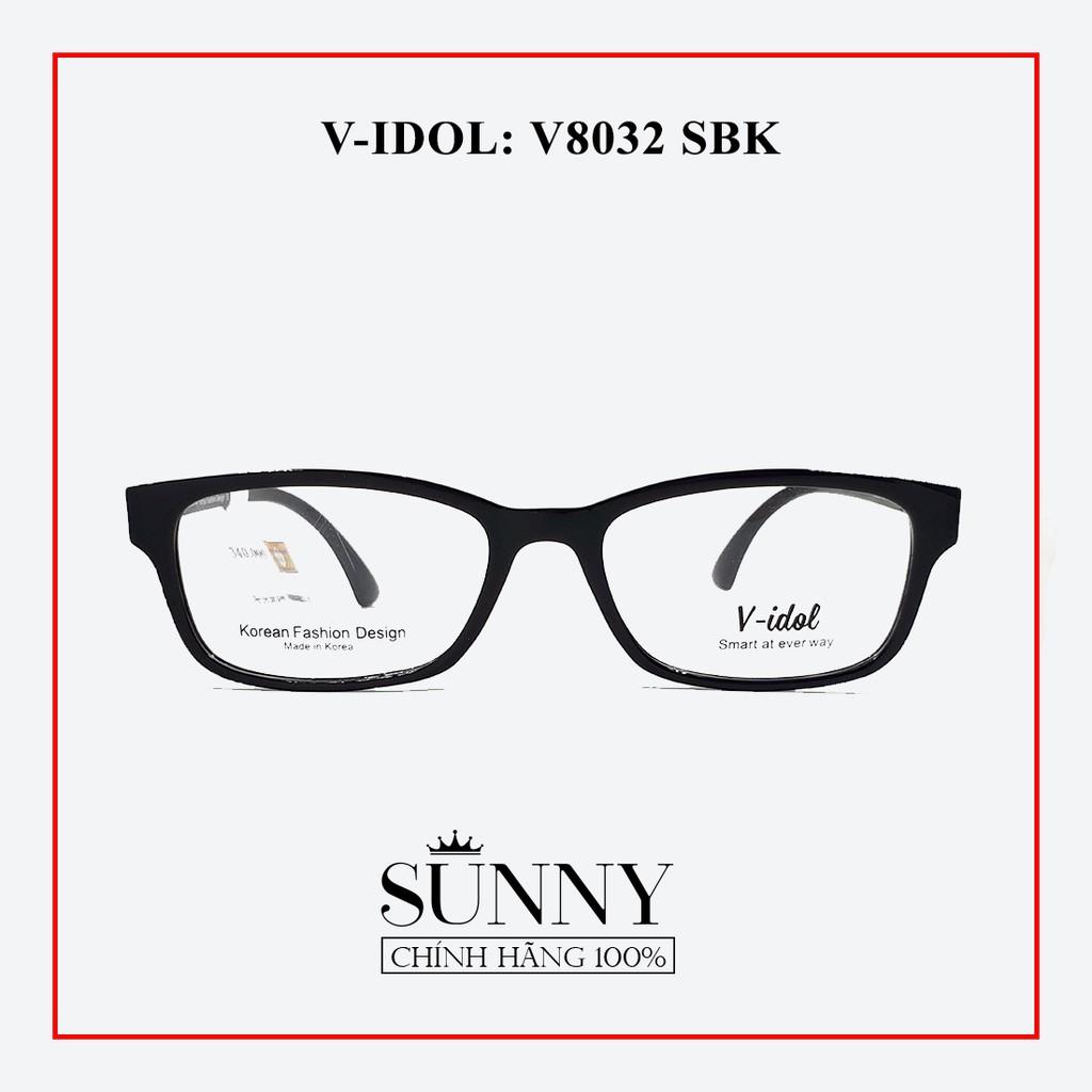 Gọng kính unisex Vidol V8032 nhiều màu - tặng kèm tròng miễn phí dưới 4 độ